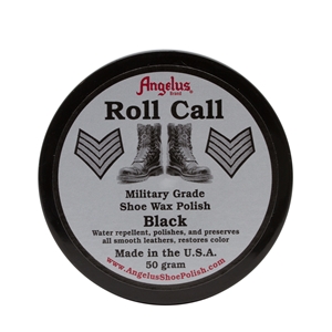 Angelus Roll Call Military Grade Shoe Wax Polish 60ml Black