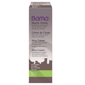 Bama Wax Cream Tube for waxed and oiled leathers 50ml