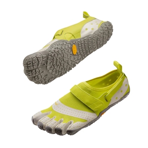 Vibram FiveFingers V-Aqua Ladies Lime Green/Ivory/Grey